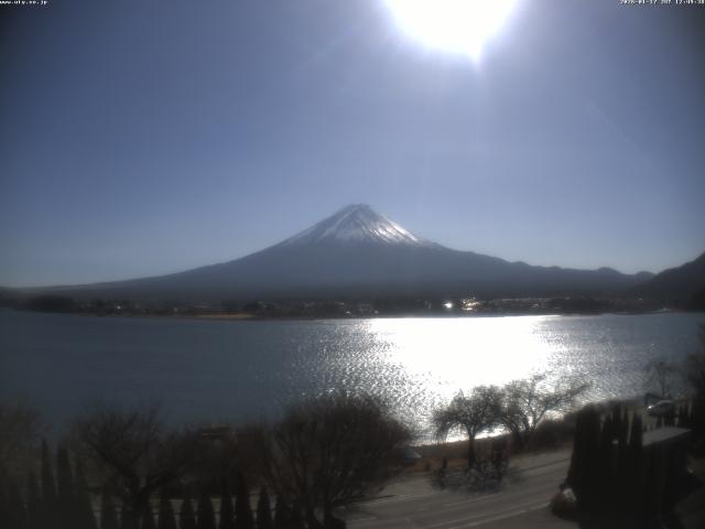 河口湖からの富士山