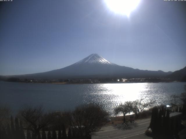 河口湖からの富士山