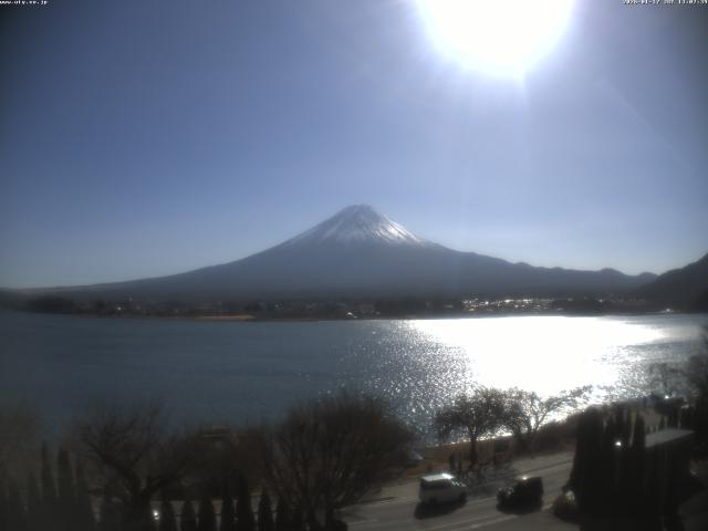 河口湖からの富士山