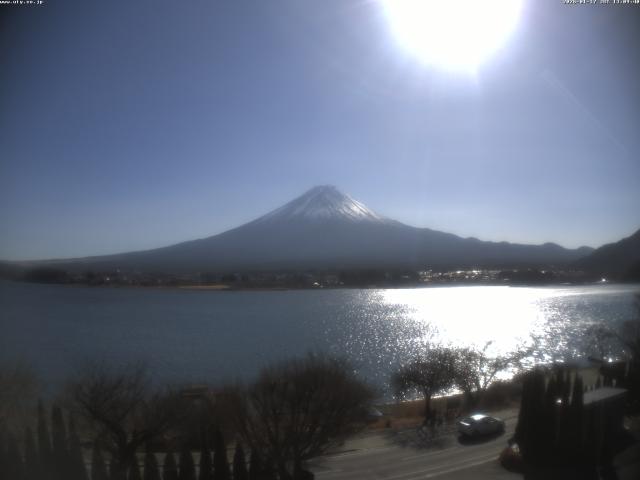河口湖からの富士山