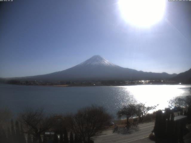 河口湖からの富士山