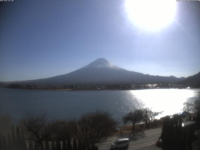 河口湖からの富士山