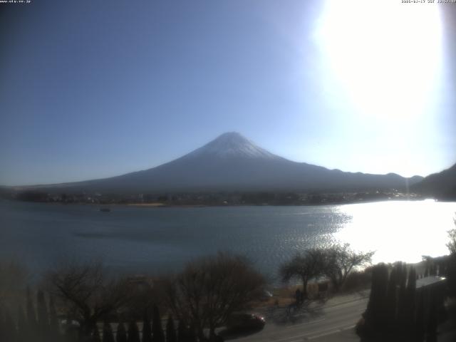 河口湖からの富士山