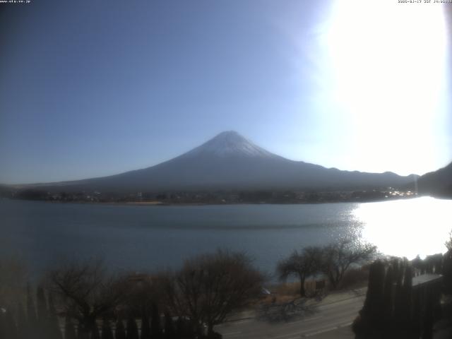 河口湖からの富士山