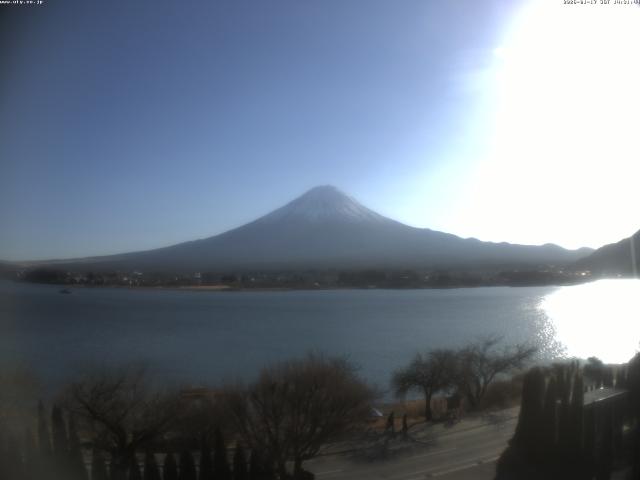 河口湖からの富士山