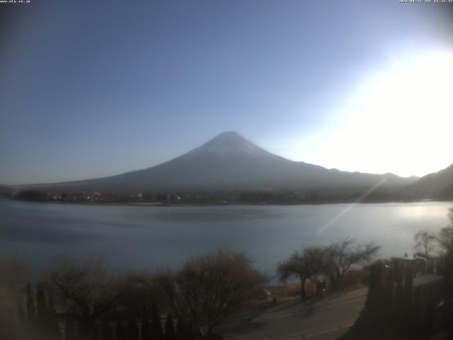 河口湖からの富士山