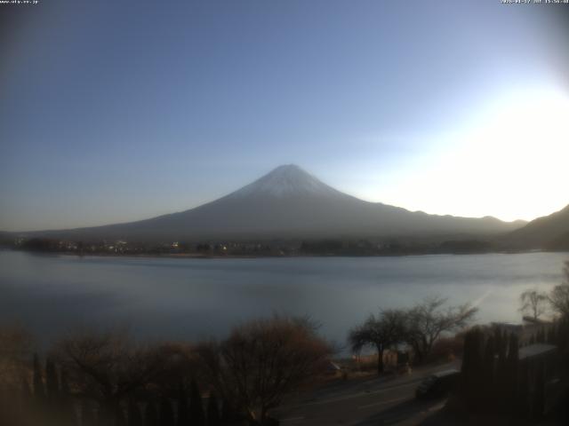 河口湖からの富士山