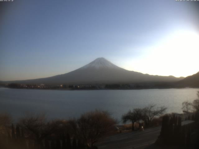 河口湖からの富士山