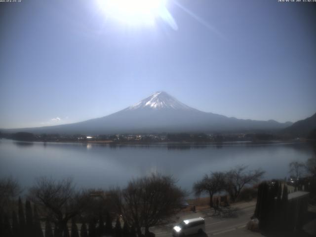 河口湖からの富士山