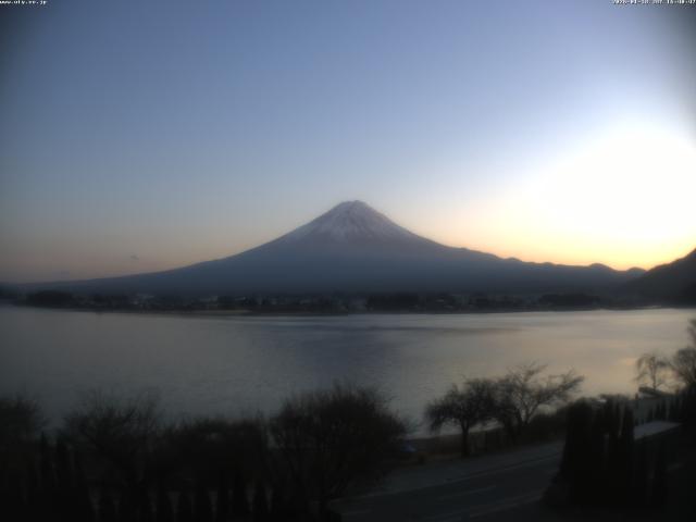 河口湖からの富士山