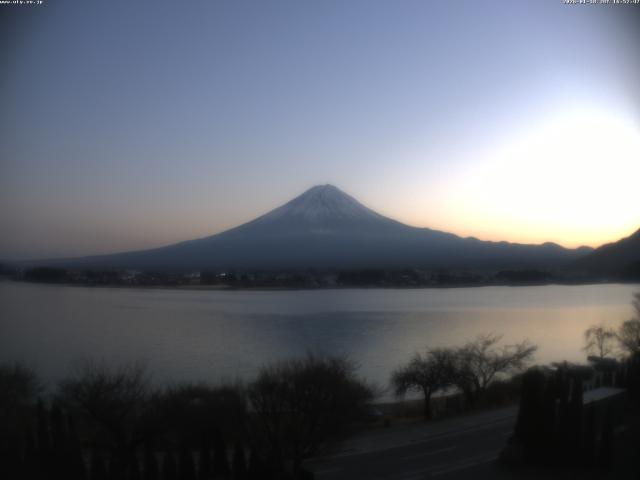 河口湖からの富士山