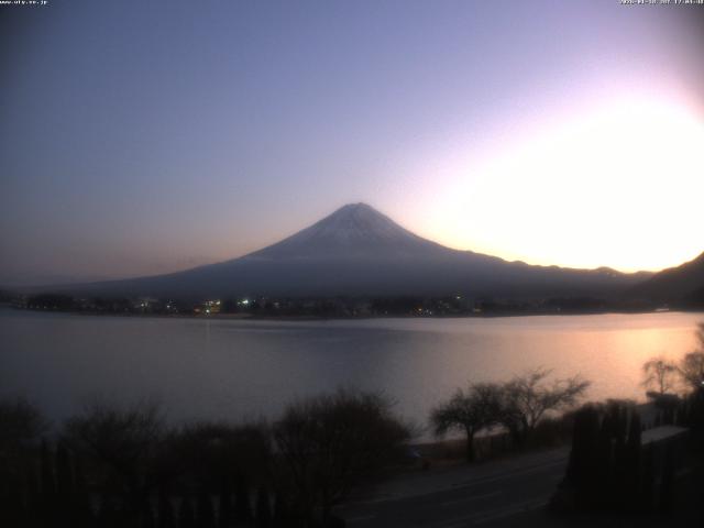 河口湖からの富士山