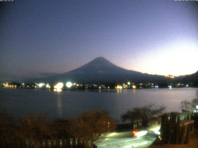河口湖からの富士山