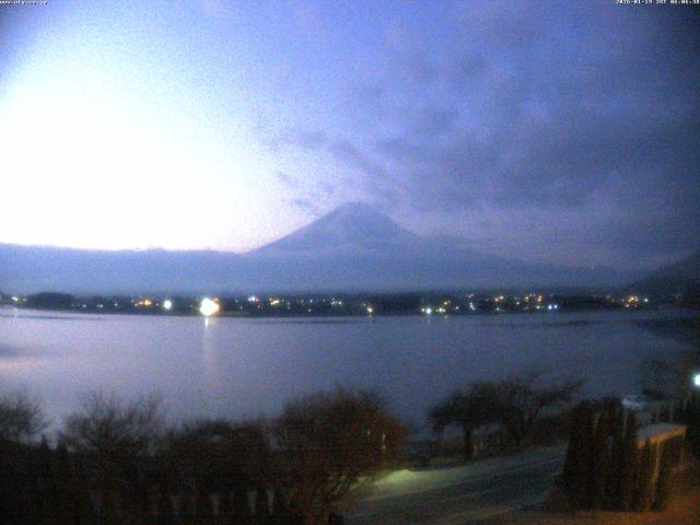 河口湖からの富士山