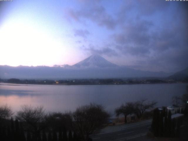 河口湖からの富士山
