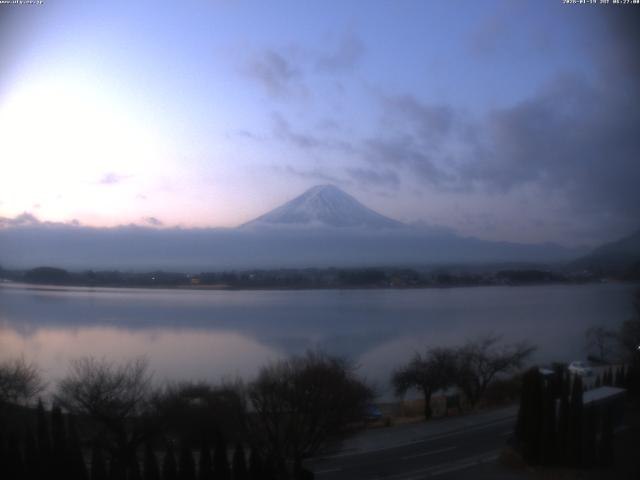 河口湖からの富士山