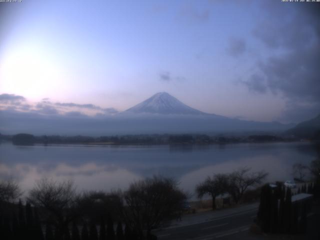 河口湖からの富士山