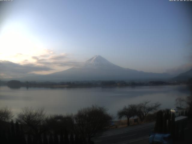 河口湖からの富士山