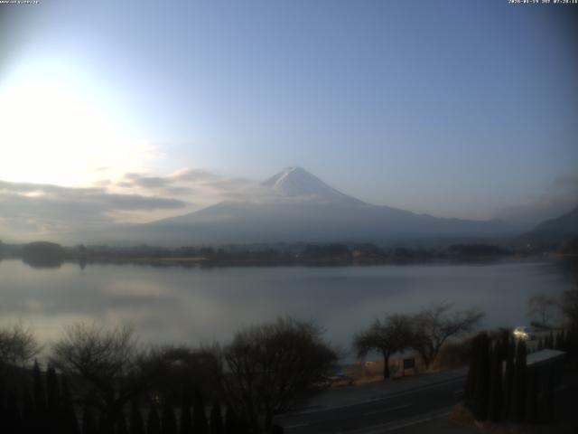 河口湖からの富士山
