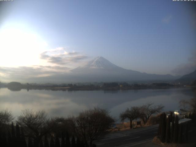 河口湖からの富士山