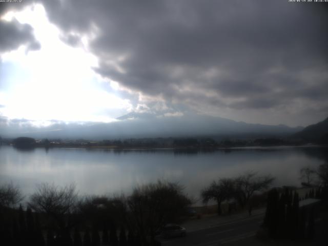 河口湖からの富士山