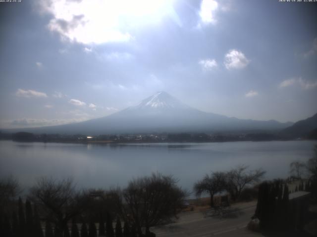 河口湖からの富士山