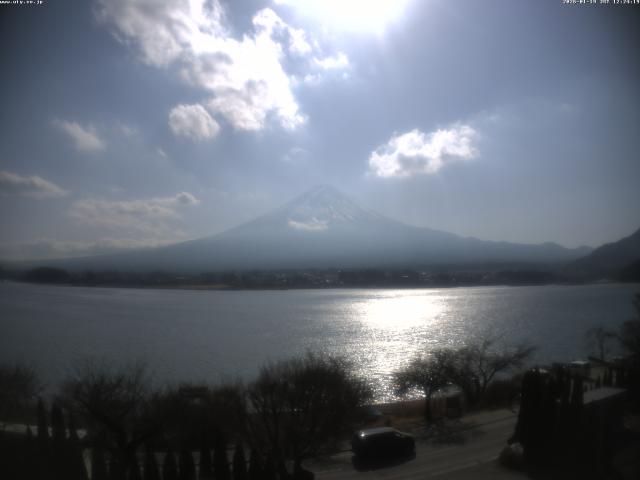 河口湖からの富士山