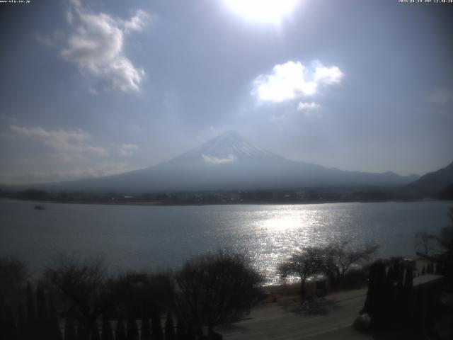 河口湖からの富士山