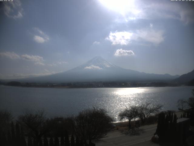 河口湖からの富士山