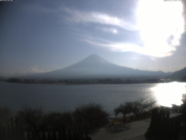 河口湖からの富士山