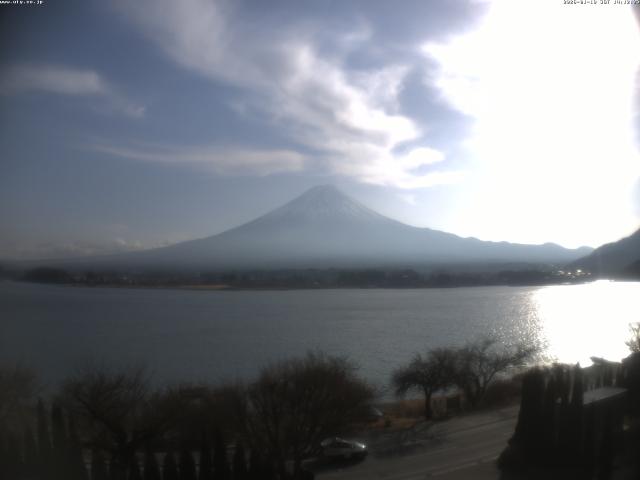 河口湖からの富士山