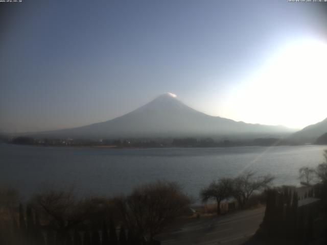河口湖からの富士山