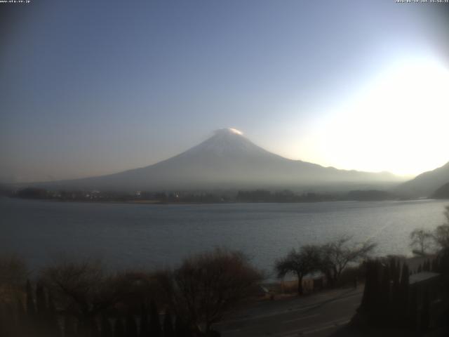 河口湖からの富士山