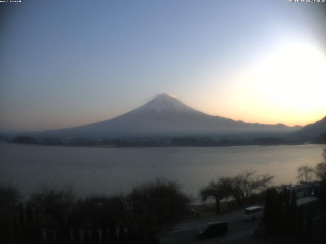 河口湖からの富士山