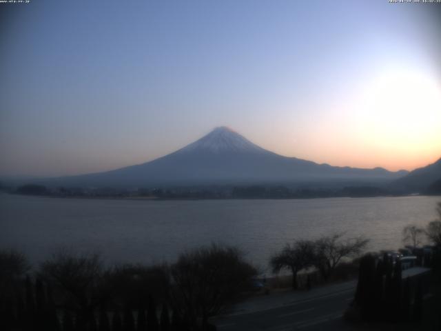 河口湖からの富士山