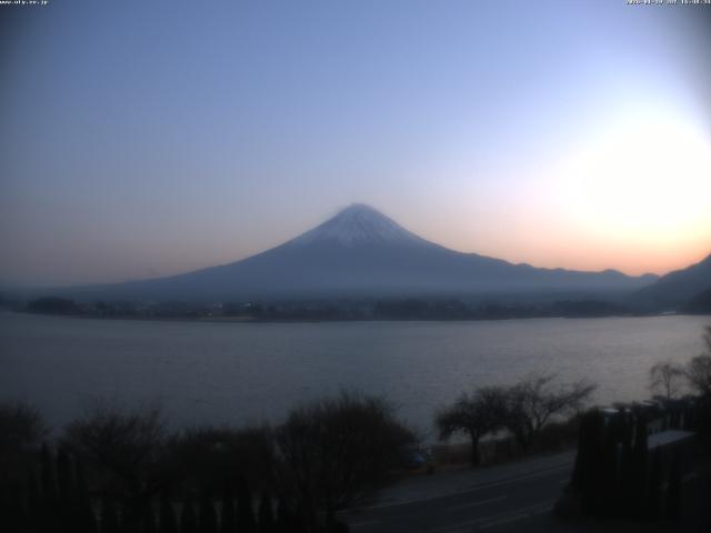 河口湖からの富士山