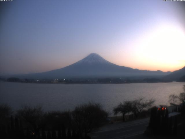 河口湖からの富士山