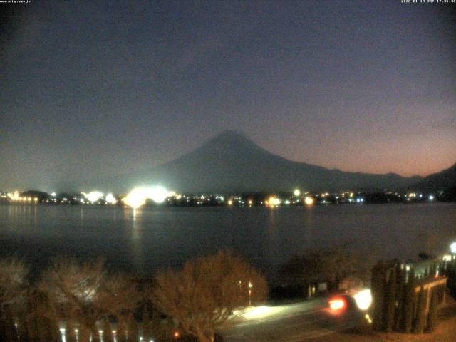 河口湖からの富士山