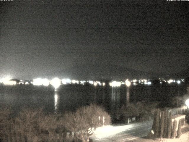 河口湖からの富士山