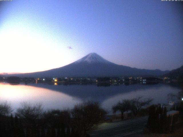河口湖からの富士山