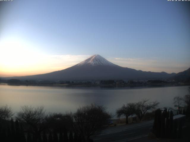 河口湖からの富士山