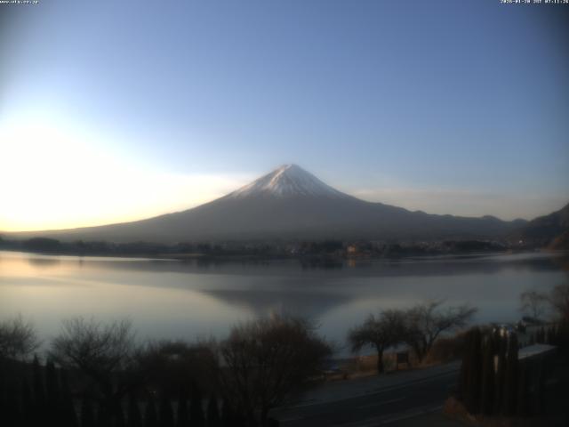 河口湖からの富士山
