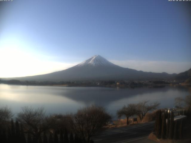 河口湖からの富士山