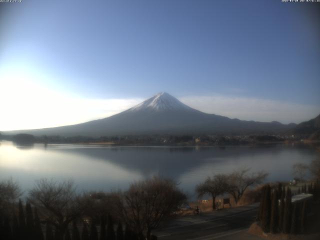 河口湖からの富士山
