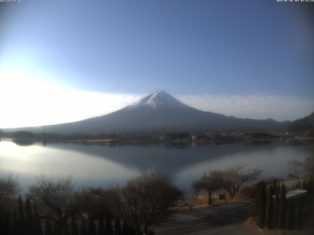 河口湖からの富士山