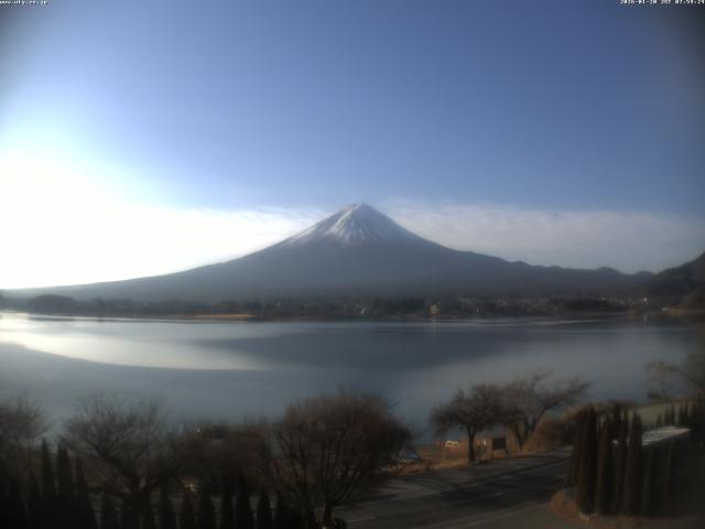 河口湖からの富士山