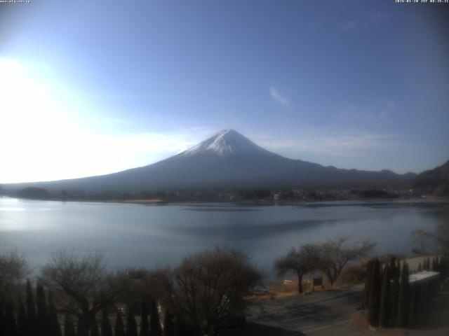 河口湖からの富士山
