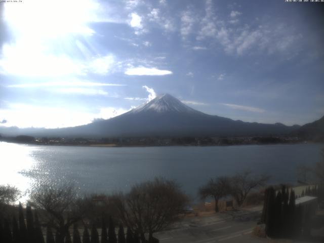 河口湖からの富士山