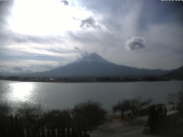 河口湖からの富士山