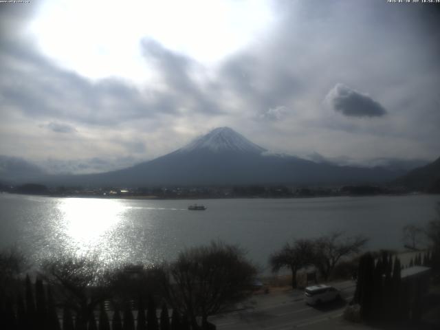 河口湖からの富士山